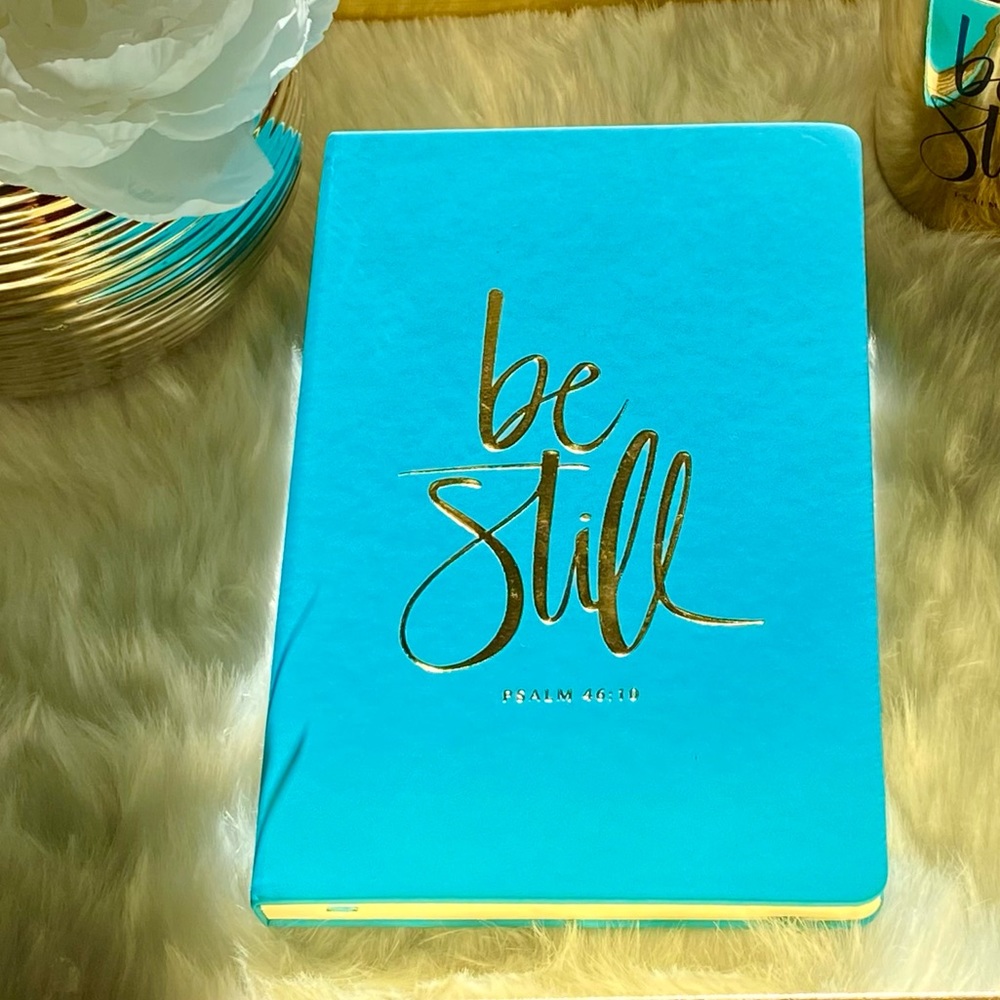 Be Still Journal Blue